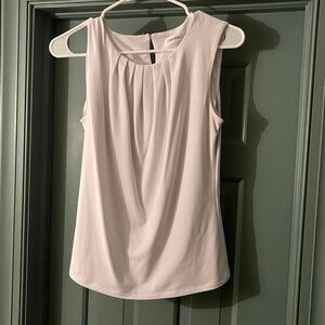 Calvin Klein Ivory Sleeveless Top